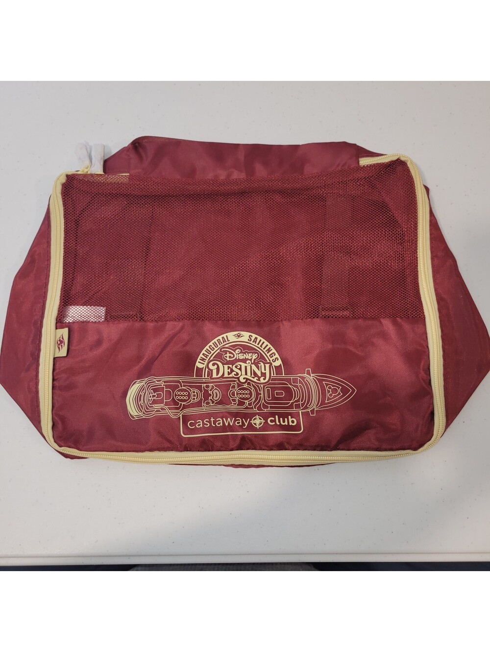 Disney Cruise Line Destiny Inaugural Sailings Castaway Club Packing Cube Bag